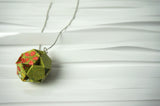 Misty Valley Necklace (Chartreuse flower)