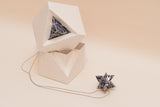 Snow Needles Necklace (Midnight Reflection)